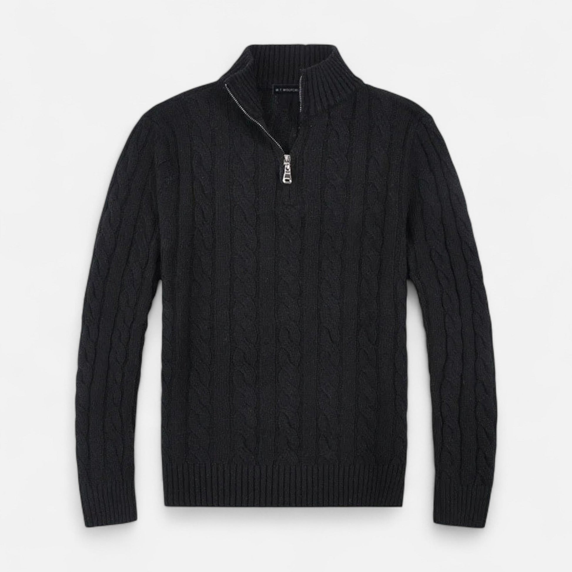 VogeLuxe | Men's Textured Open-Front Sweater 3