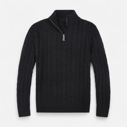 VogeLuxe | Men's Textured Open-Front Sweater 3