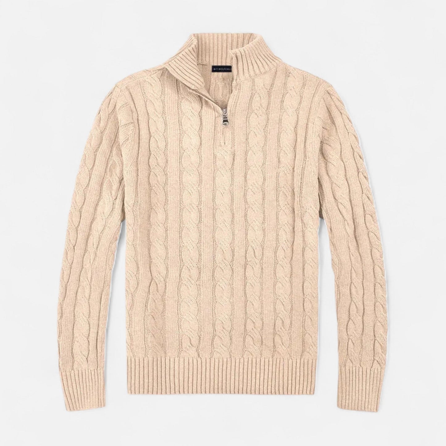 VogeLuxe | Men's Textured Open-Front Sweater 4