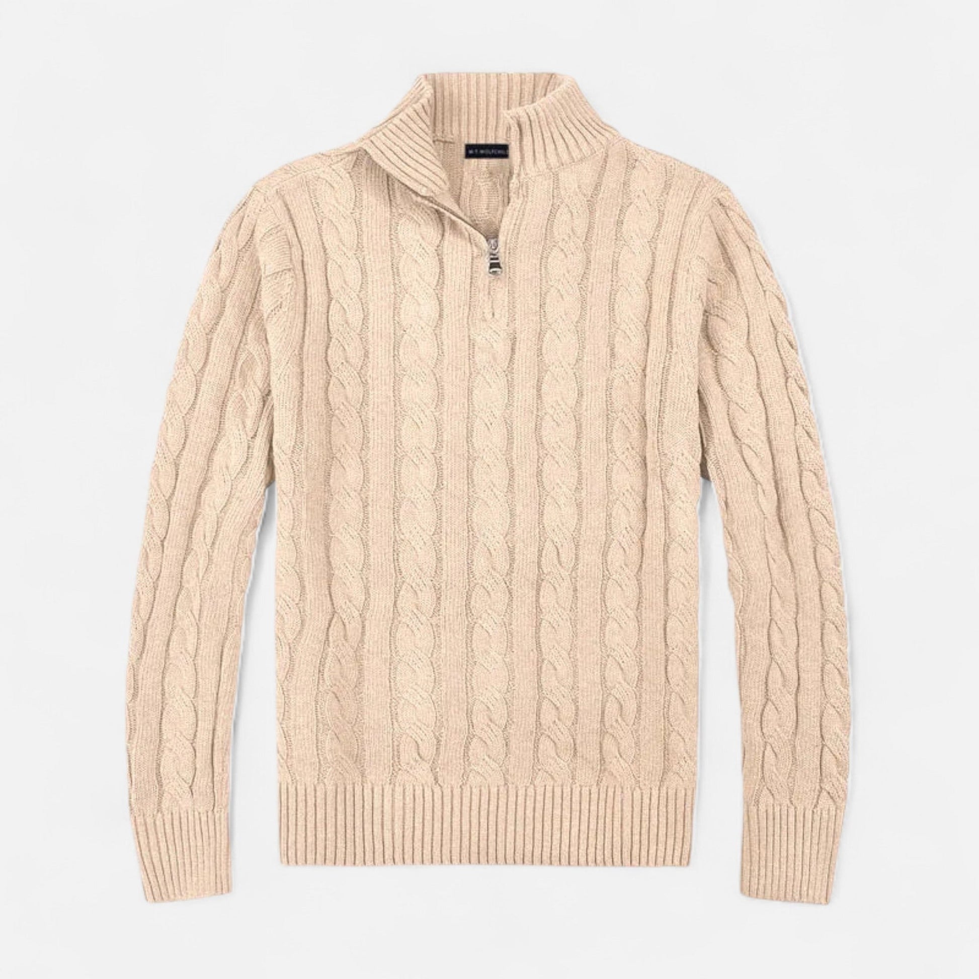 VogeLuxe | Men's Textured Open-Front Sweater 4