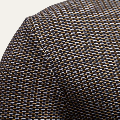 VogeLuxe | Men’s Textured Quarter Zip Sweater 4