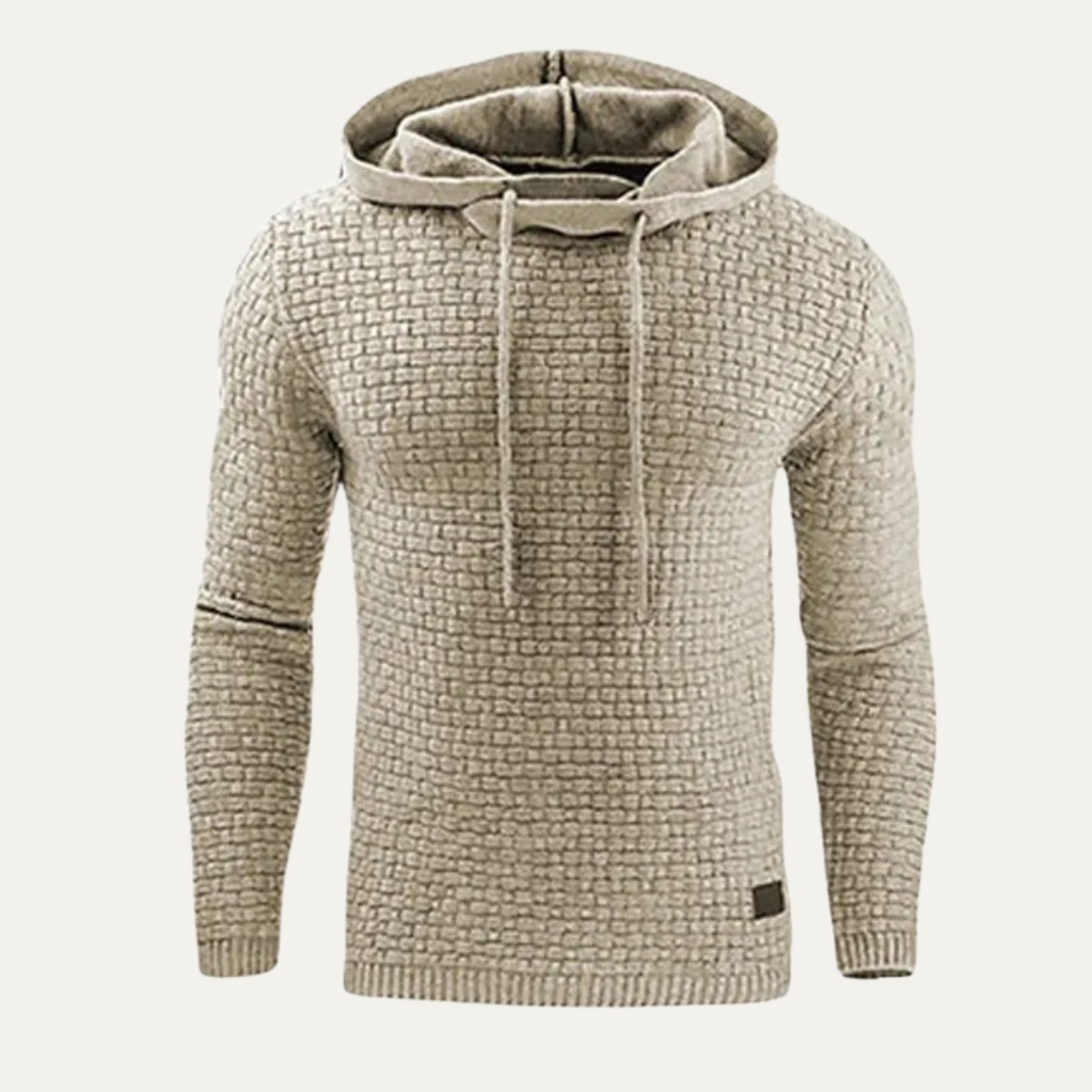 VogeLuxe | Men’s Textured Quilted Hoodie 2
