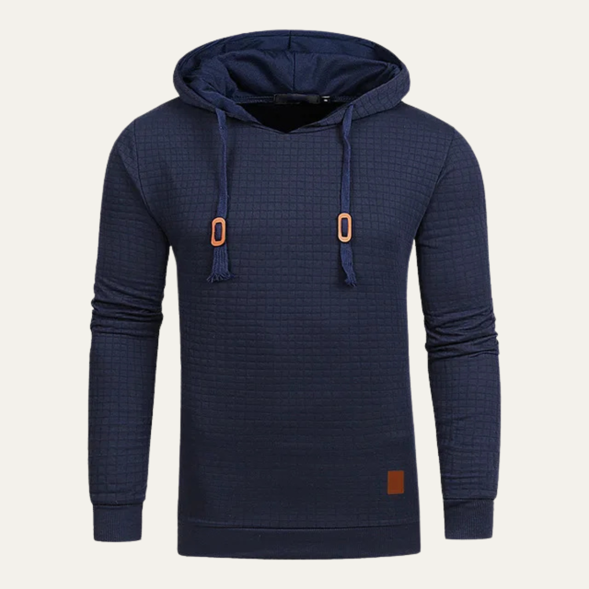 VogeLuxe | Men’s Textured Quilted Hoodie 3