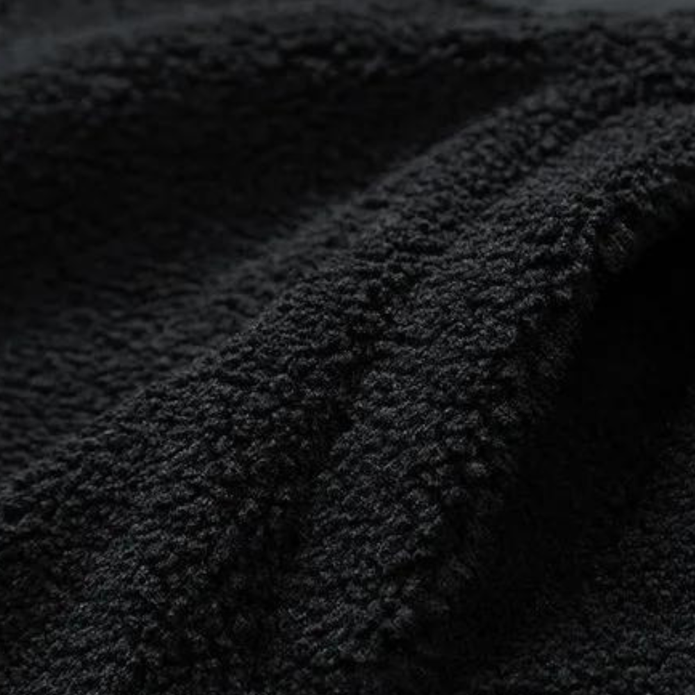 VogeLuxe | Men’s Textured Sherpa Fleece Jacket 1