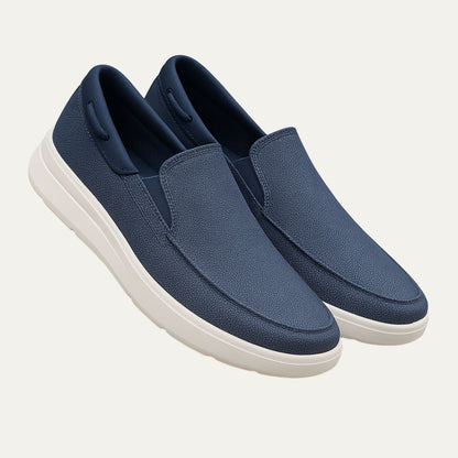 VogeLuxe | Men’s Textured Slip-On Loafers 1