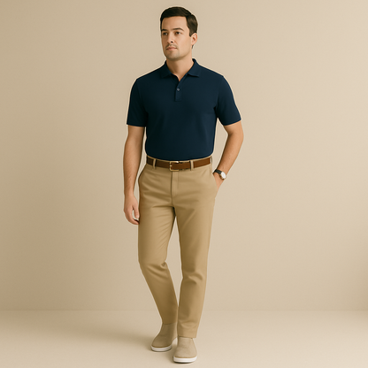 VogeLuxe | Men’s Textured Slip-On Loafers 8