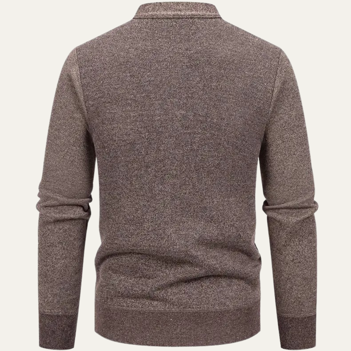 VogeLuxe | Men’s Textured V-Neck Cardigan 7