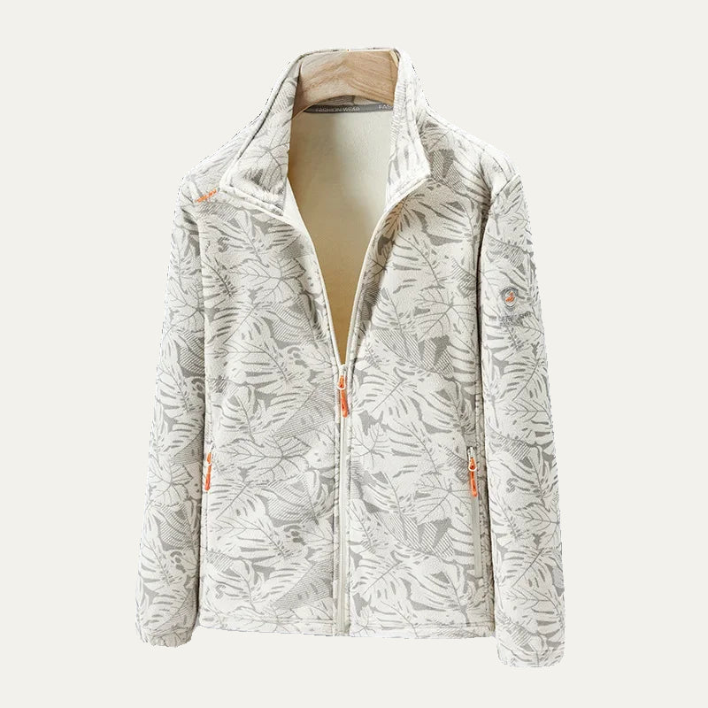 VogeLuxe | Men’s Textured Zip-Up Jacket 3