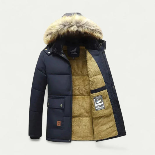 VogeLuxe | Men’s Thermal Fur Hooded Parka 0
