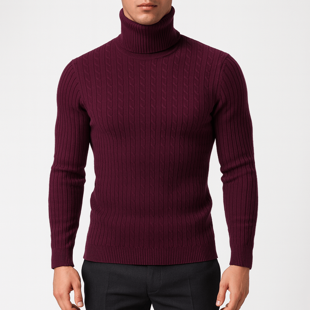 VogeLuxe | Men’s Thick Turtleneck Knitted Sweater 0