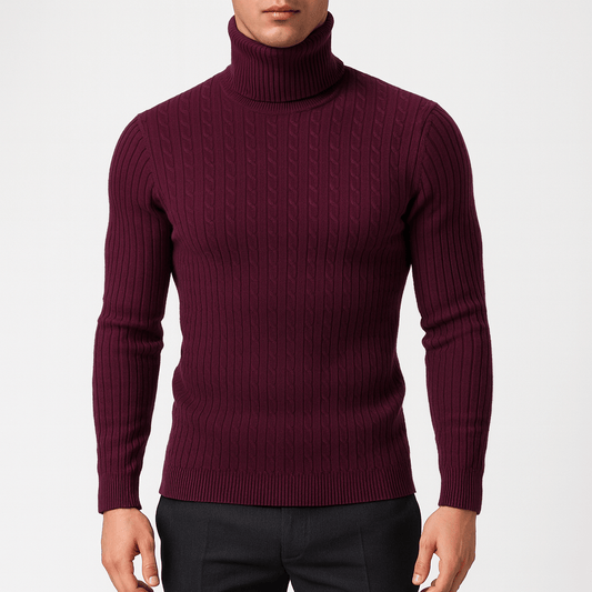 VogeLuxe | Men’s Thick Turtleneck Knitted Sweater 0