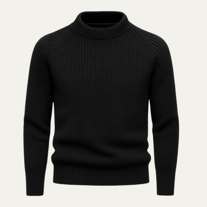 VogeLuxe | Men’s Timeless Ribbed Knit Sweater 0
