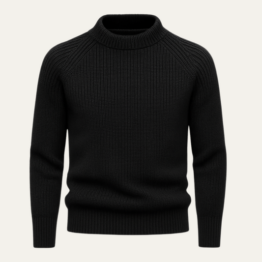 VogeLuxe | Men’s Timeless Ribbed Knit Sweater 0