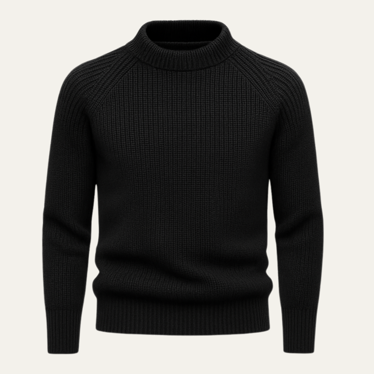 VogeLuxe | Men’s Timeless Ribbed Knit Sweater 2