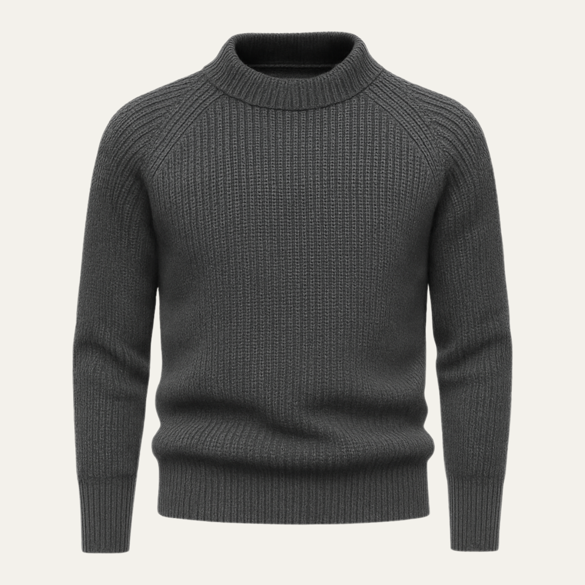 VogeLuxe | Men’s Timeless Ribbed Knit Sweater 5