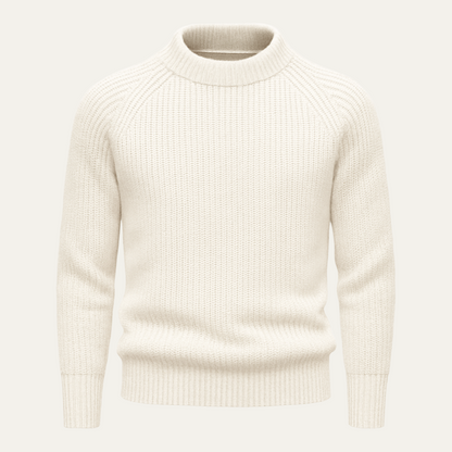 VogeLuxe | Men’s Timeless Ribbed Knit Sweater 8