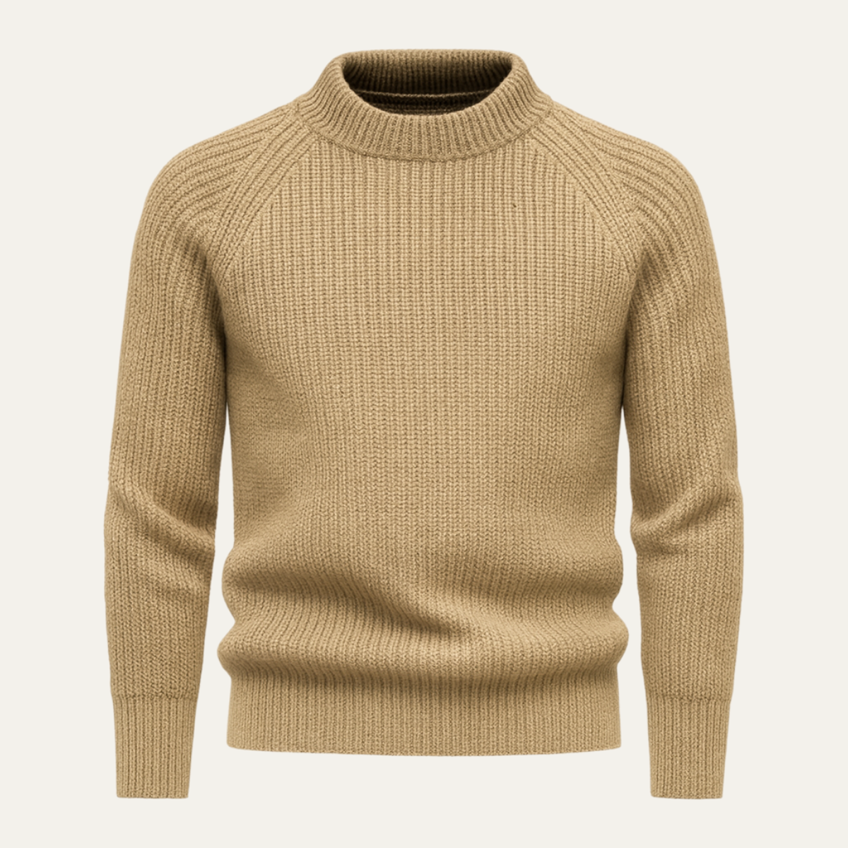 VogeLuxe | Men’s Timeless Ribbed Knit Sweater 9