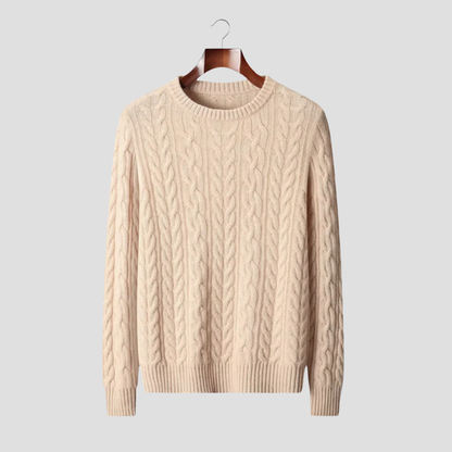 VogeLuxe | Men’s Timeless Textured Knit Sweater 1