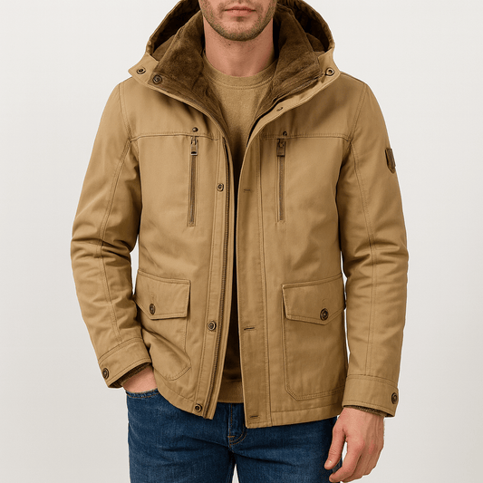 VogeLuxe | Men’s Utility Hooded Parka 0