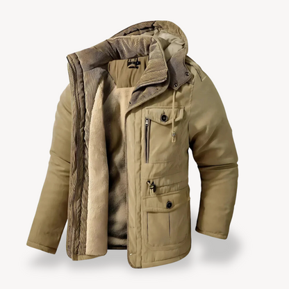 VogeLuxe | Men’s Utility Hooded Winter Jacket 6