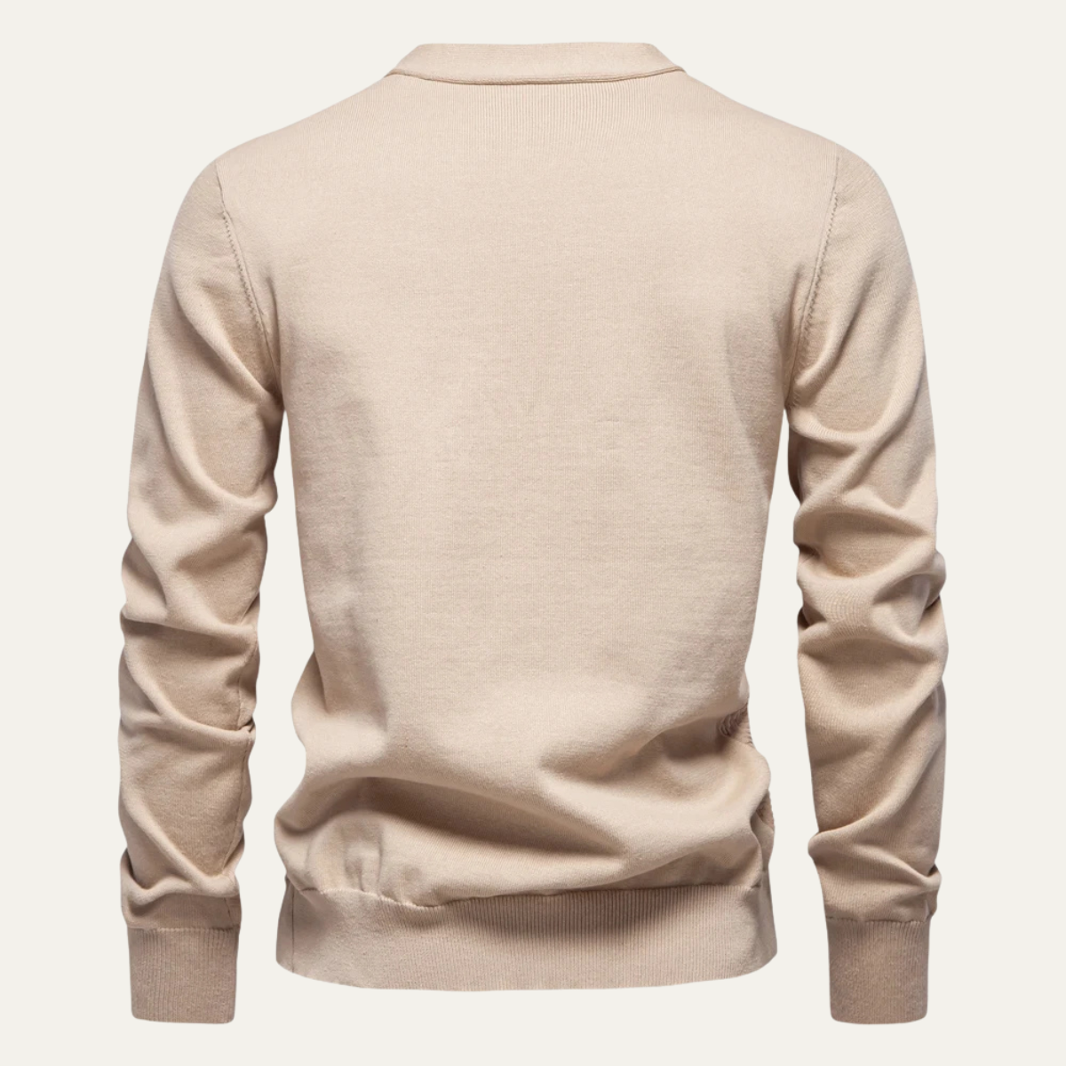 VogeLuxe | Men’s V-Neck Cardigan with Button Front 2