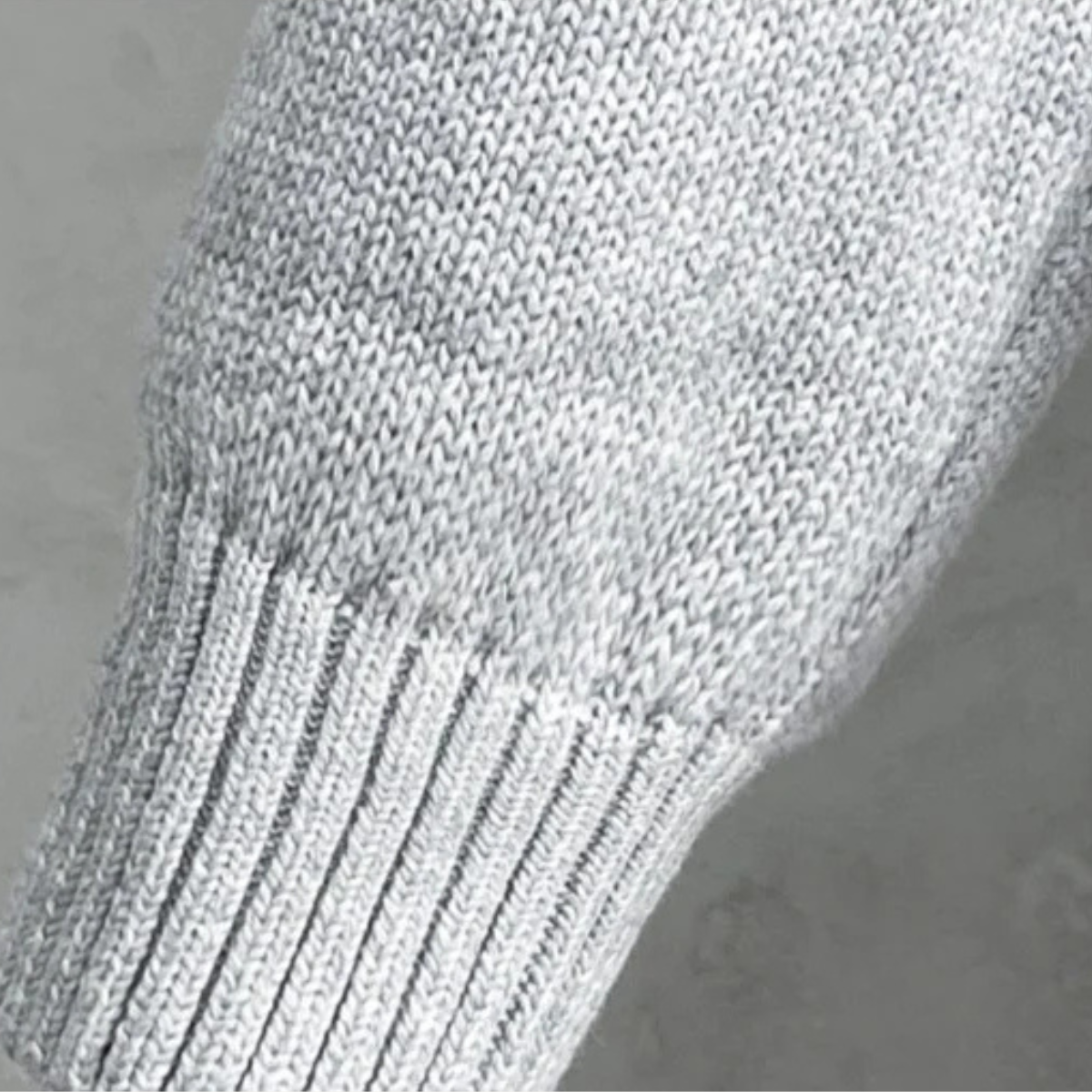 VogeLuxe | Men’s V-Neck Cardigan with Ribbed Knit 3