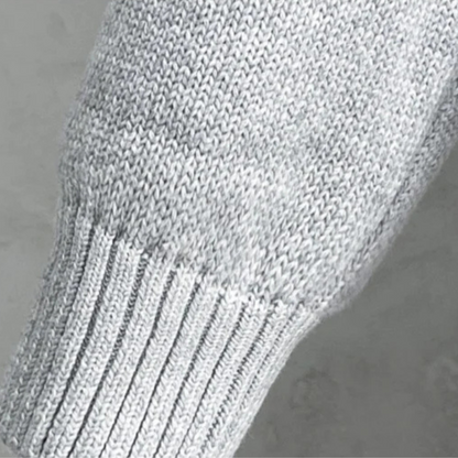 VogeLuxe | Men’s V-Neck Cardigan with Ribbed Knit 3