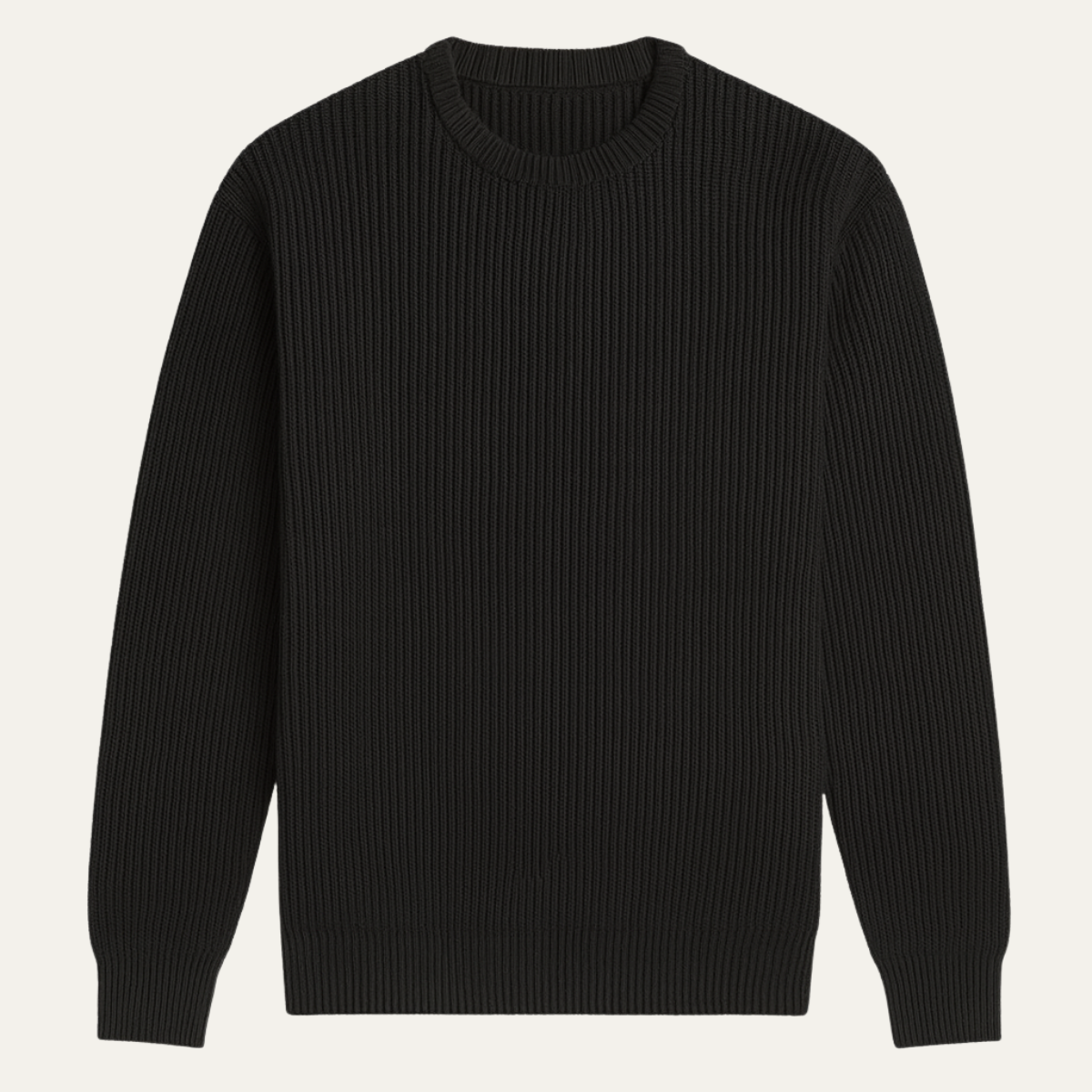 VogeLuxe | Men’s Vertical Ribbed Sweater 1
