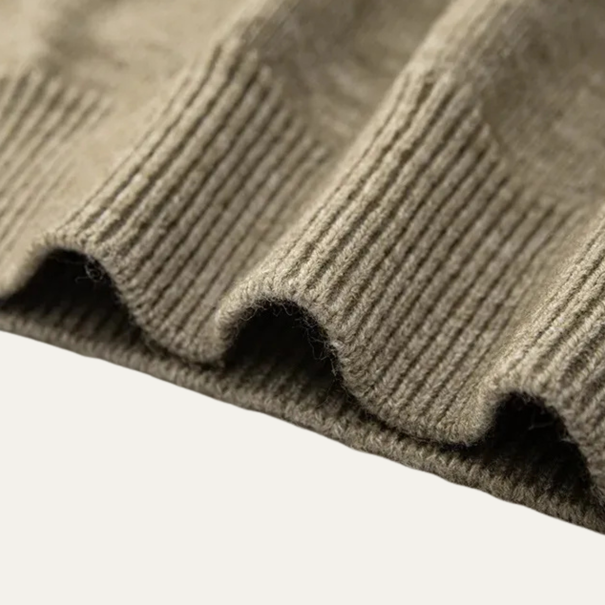 VogeLuxe | Men’s Waffle Knit Half-Zip Sweater 6