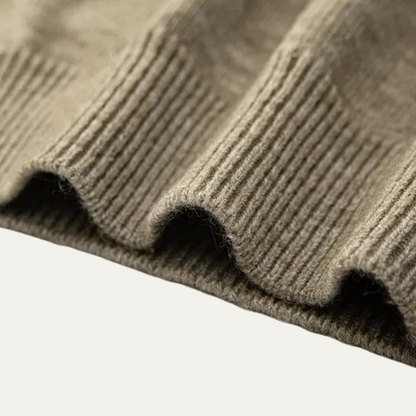 VogeLuxe | Men’s Waffle Knit Half-Zip Sweater 6