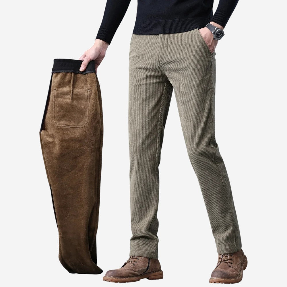 VogeLuxe | Men’s Warm Corduroy Winter Pants 1
