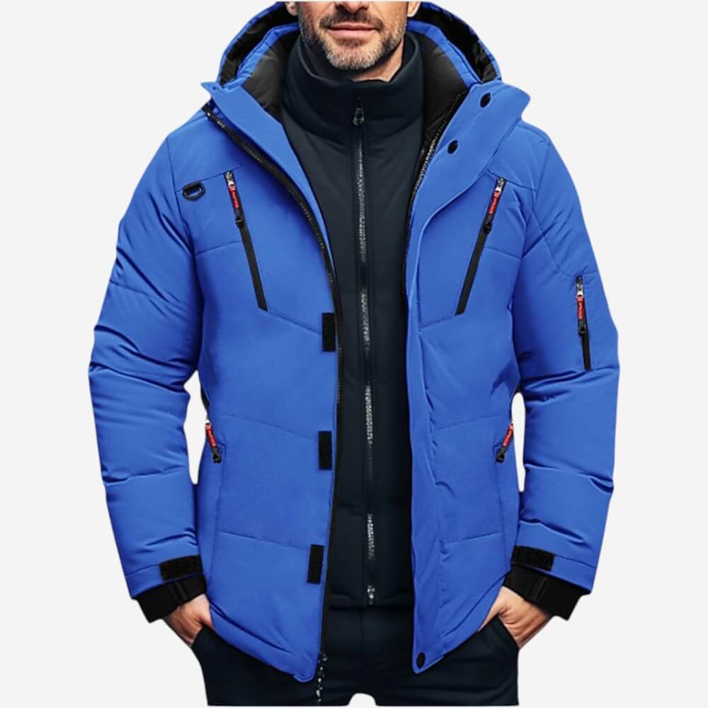 VogeLuxe | Men’s Warm Hooded Winter Puffer Jacket 0