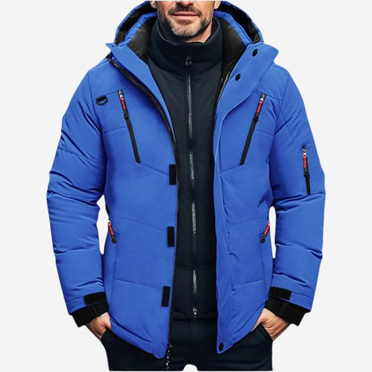 VogeLuxe | Men’s Warm Hooded Winter Puffer Jacket 0