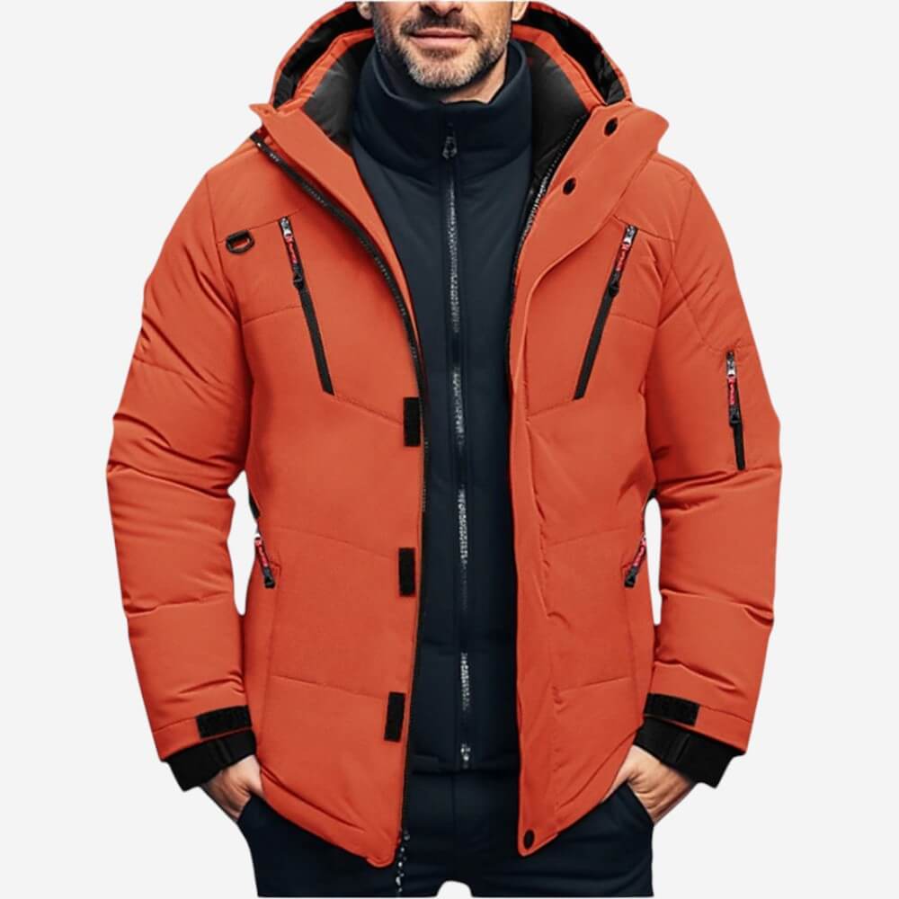 VogeLuxe | Men’s Warm Hooded Winter Puffer Jacket 3