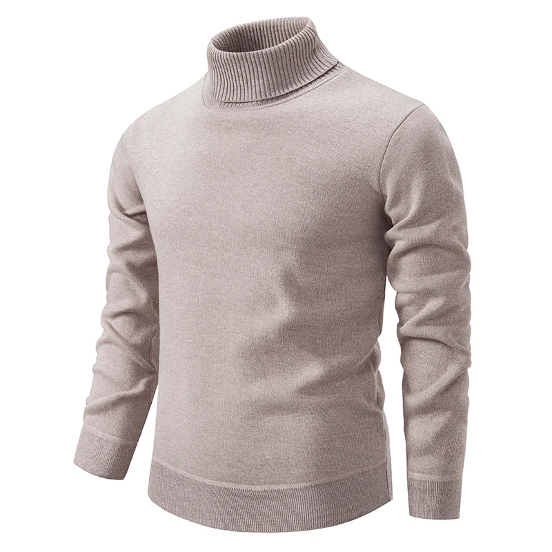 VogeLuxe | Men’s Warm Ribbed Turtleneck Sweater 0
