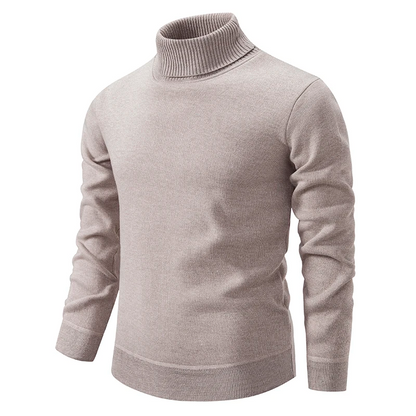 VogeLuxe | Men’s Warm Ribbed Turtleneck Sweater 0