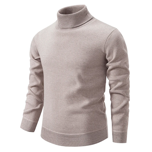 VogeLuxe | Men’s Warm Ribbed Turtleneck Sweater 0