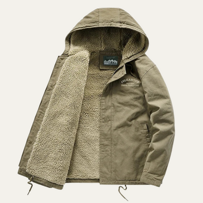VogeLuxe | Men’s Warm Sherpa Hooded Parka 3