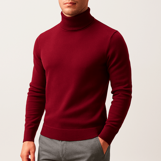 VogeLuxe | Men’s Warm Turtleneck Knit Sweater 0