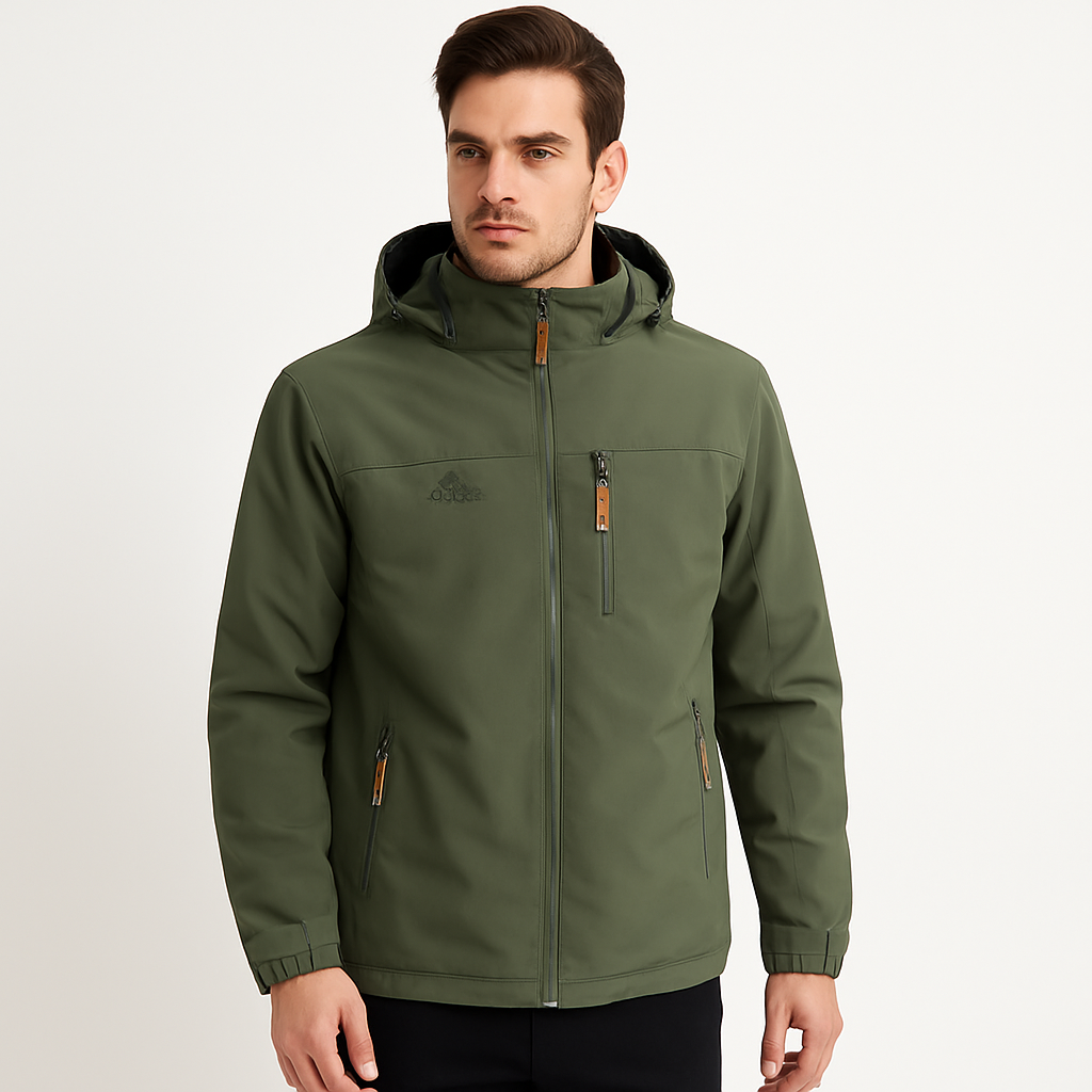 VogeLuxe | Men’s Water-Resistant Softshell Jacket 1