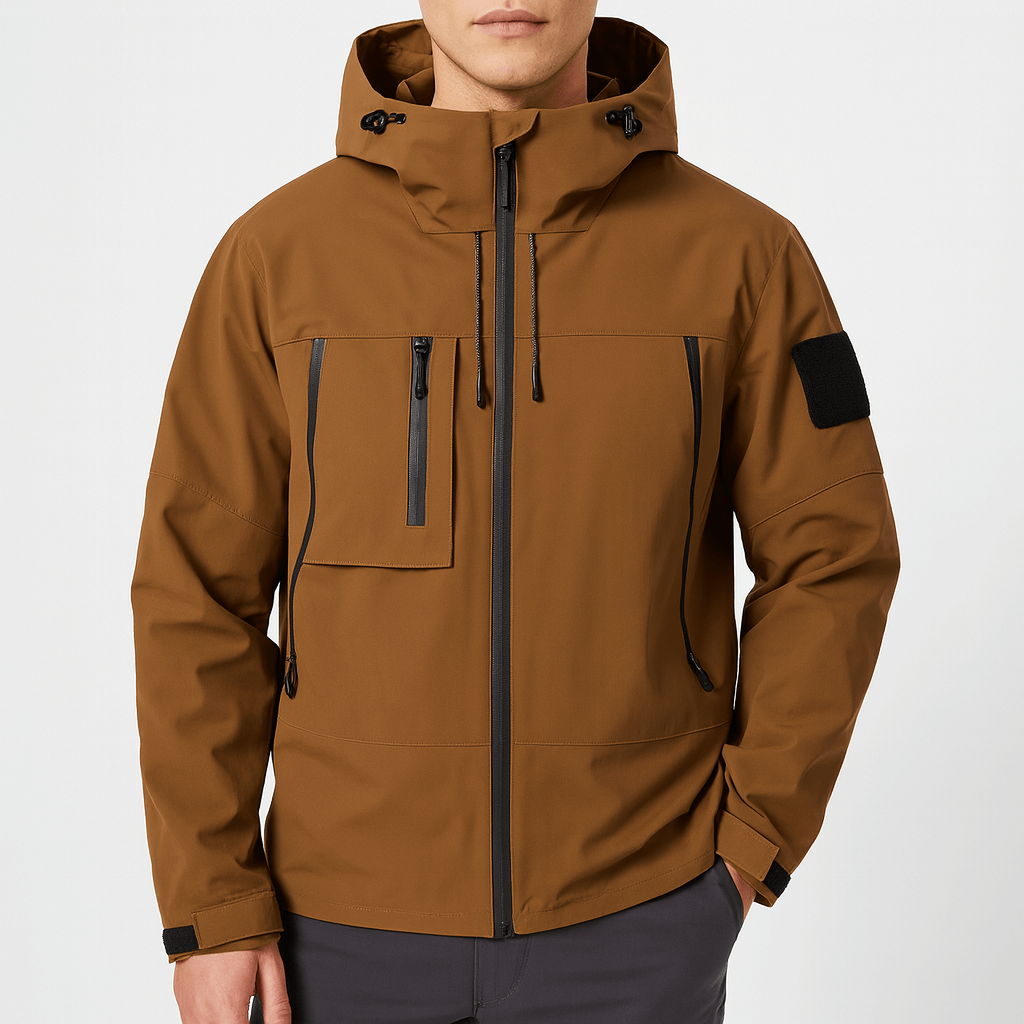 VogeLuxe | Men’s Waterproof Multi-Pocket Outdoor Jacket 2