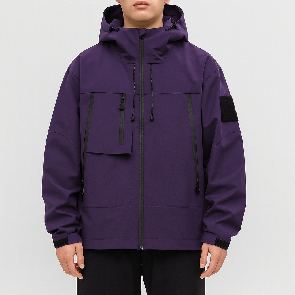 VogeLuxe | Men’s Waterproof Multi-Pocket Outdoor Jacket 3