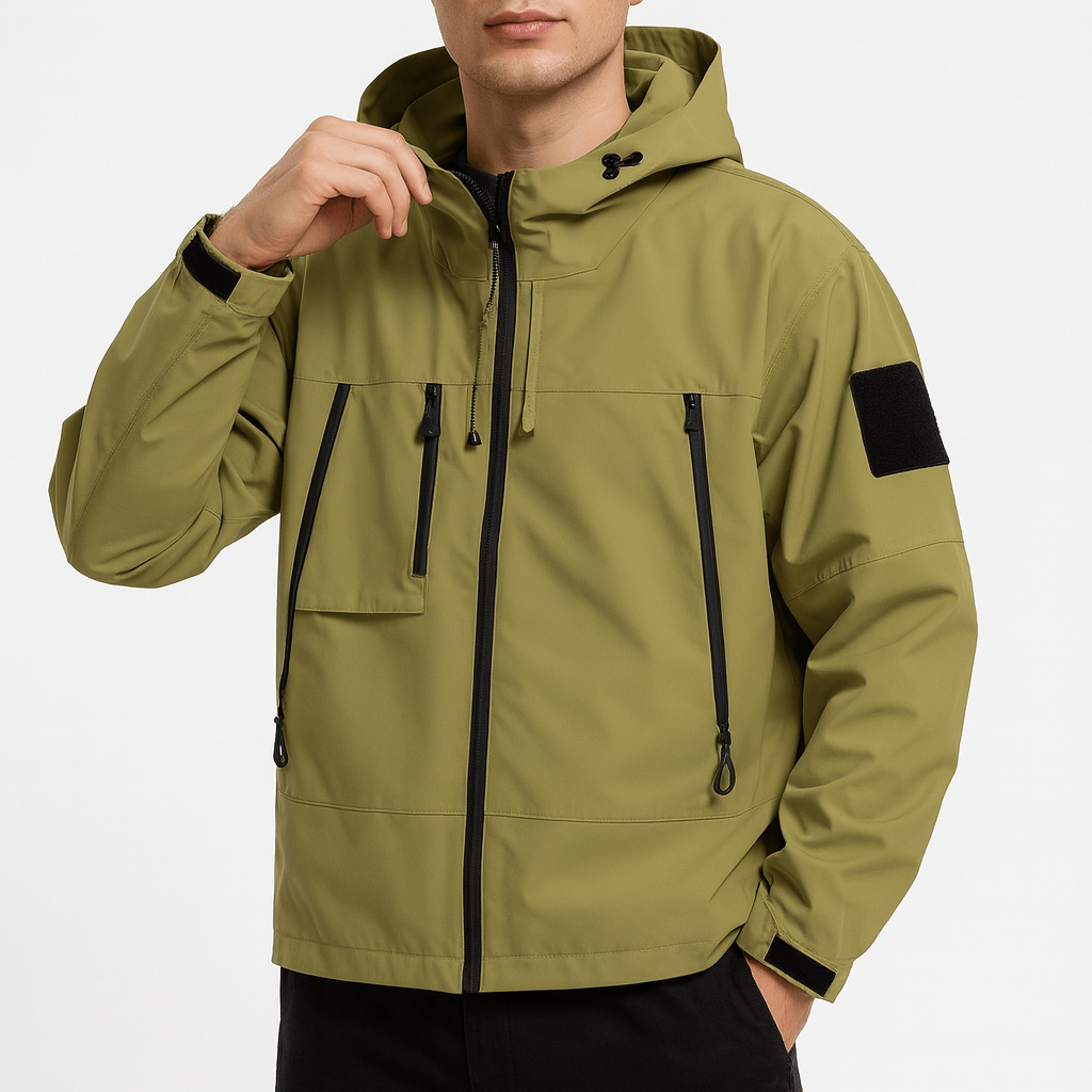 VogeLuxe | Men’s Waterproof Multi-Pocket Outdoor Jacket 4