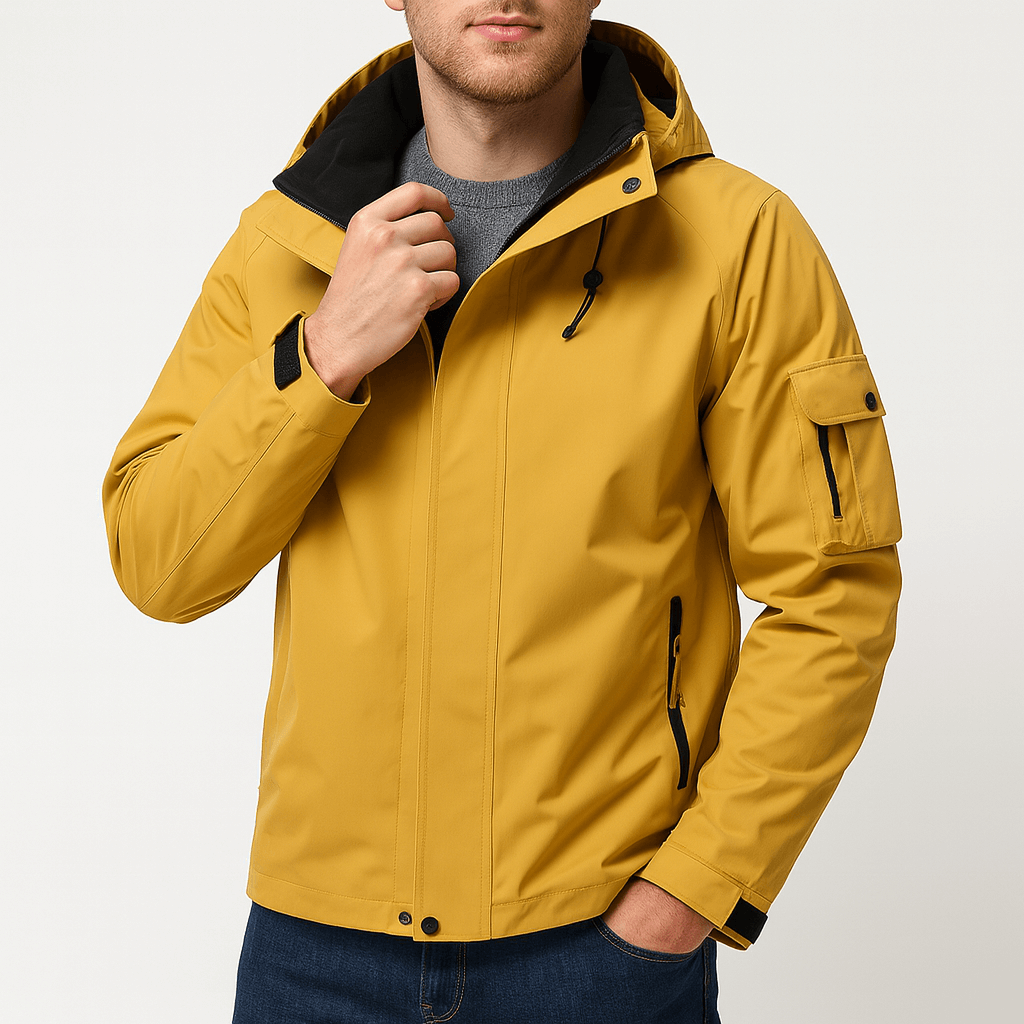 VogeLuxe | Men’s Waterproof Softshell Hooded Jacket 0