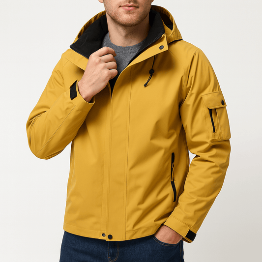 VogeLuxe | Men’s Waterproof Softshell Hooded Jacket 0