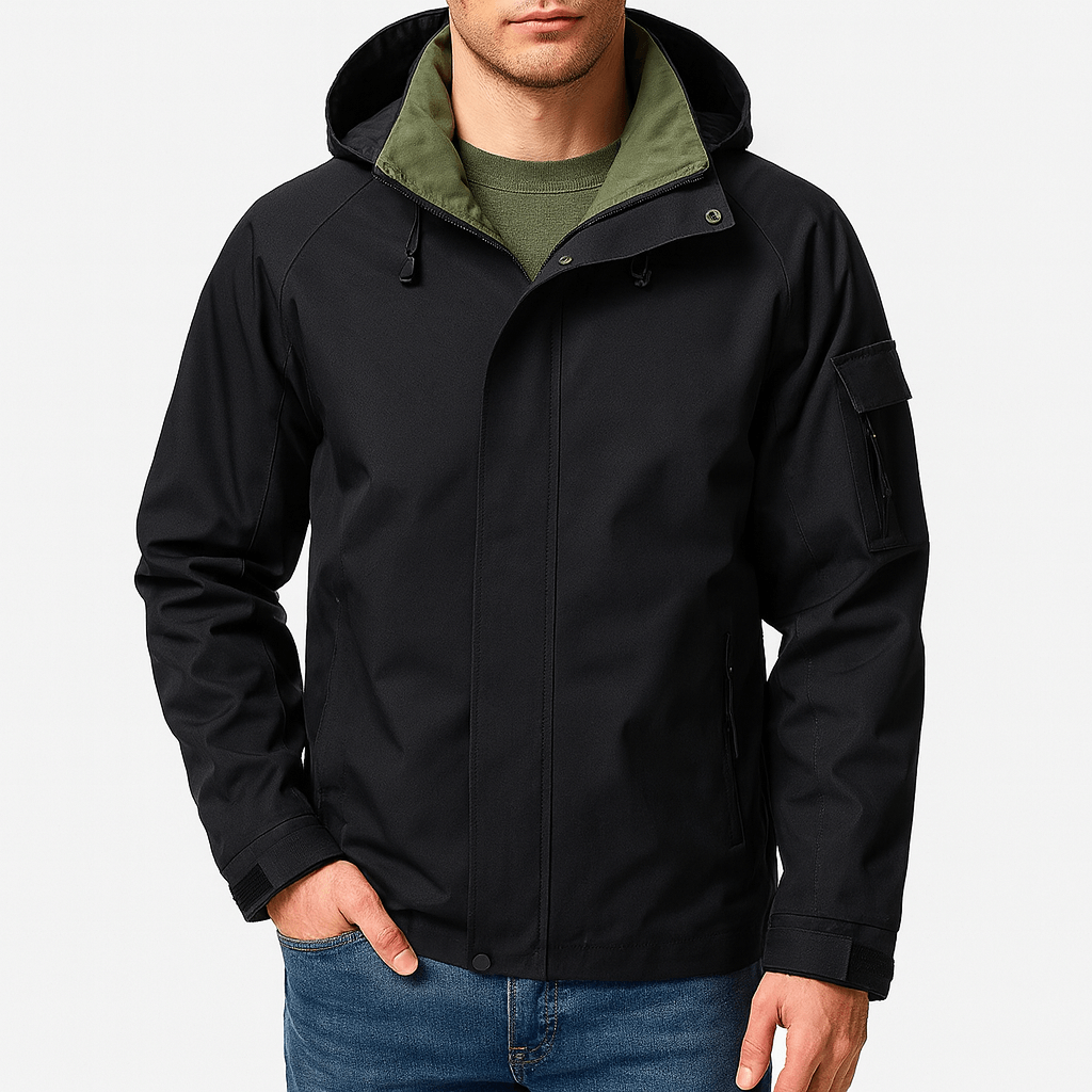VogeLuxe | Men’s Waterproof Softshell Hooded Jacket 2