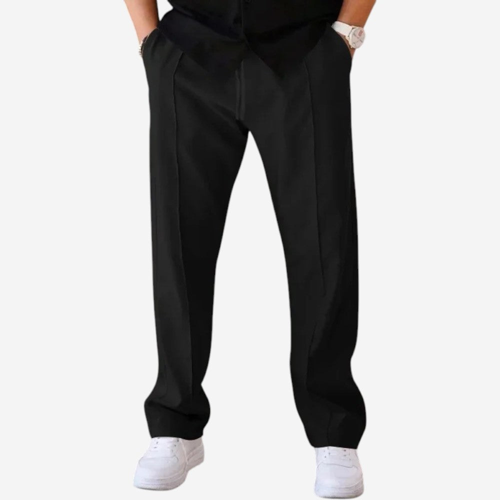 VogeLuxe | Men’s Wide Leg Drawstring Sweatpants 1