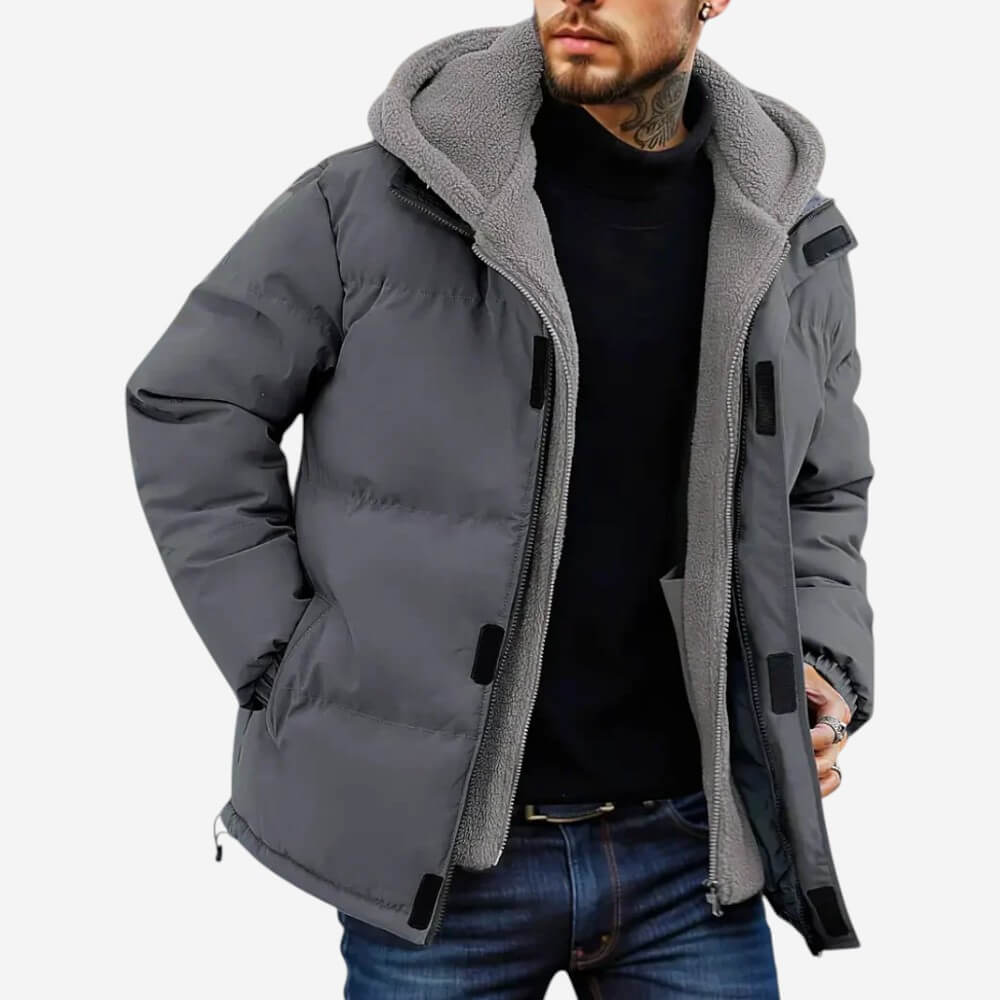 VogeLuxe | Men's Winter Heavyweight Quilted Jacket 1