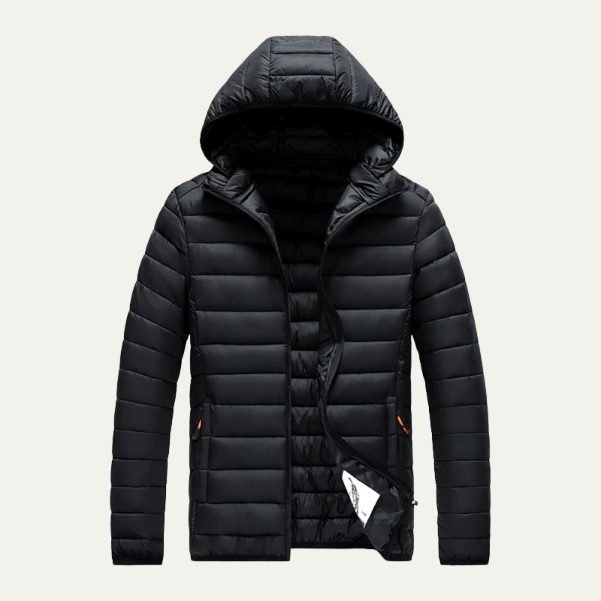 VogeLuxe | Men’s Winter Lightweight Hooded Puffer Jacket 0