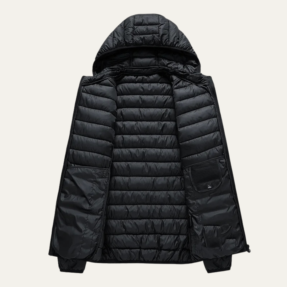 VogeLuxe | Men’s Winter Lightweight Hooded Puffer Jacket 2